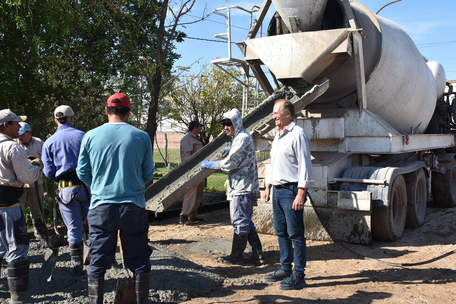 EL INTENDENTE PAPP DESTACÓ EL AVANCE DE LA OBRA DE PAVIMENTO EN CALLE TUCUMÁN Y ADVIERTE SOBRE LA DISMINUCIÓN DE FONDOS NACIONALES