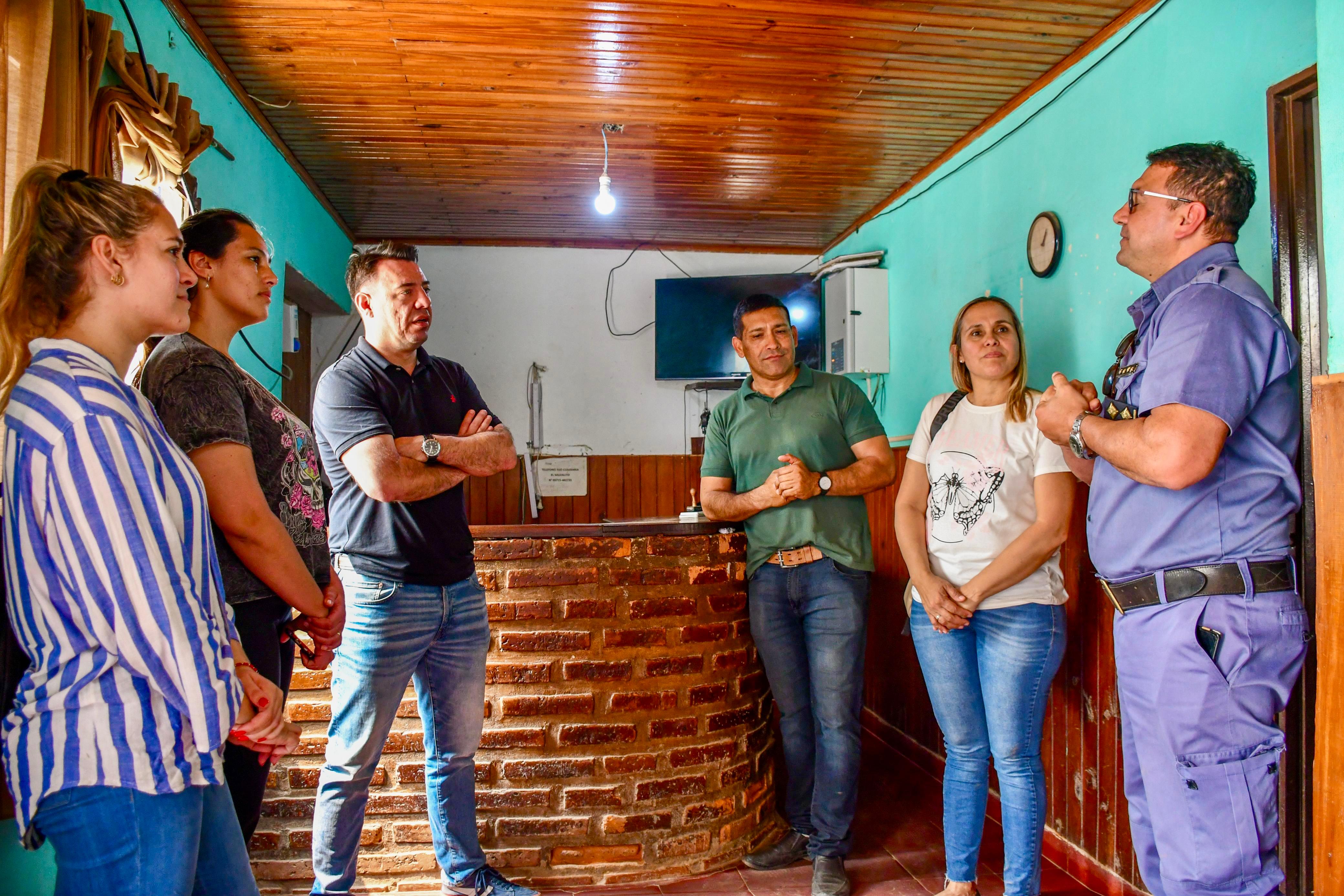 EL SAUZALITO: EL GOBIERNO PROVINCIAL COORDINÓ ACTIVIDADES Y REUNIONES JUNTO AL PROGRAMA SOCIAL ÑACHEC