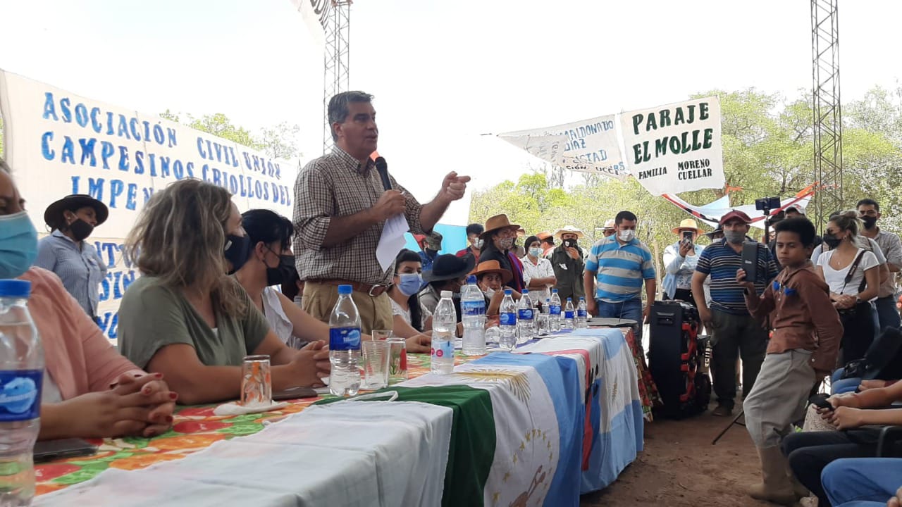 EN EL PARAJE EL CAUDILLO, CAPITANICH SE REUNIÓ PRODUCTORES DEL FRENTE NACIONAL CAMPESINO