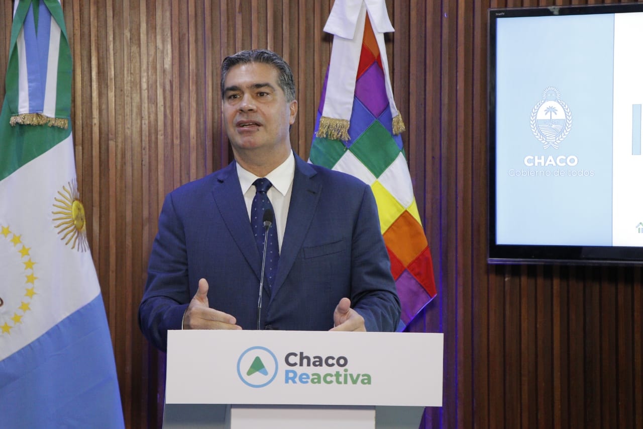 DIJO QUE SE CORRIGEN ACCIONES EQUIVOCADAS Capitanich destacó el acuerdo con grupo acreedor: “Es parte de nuestra estrategia fiscal”