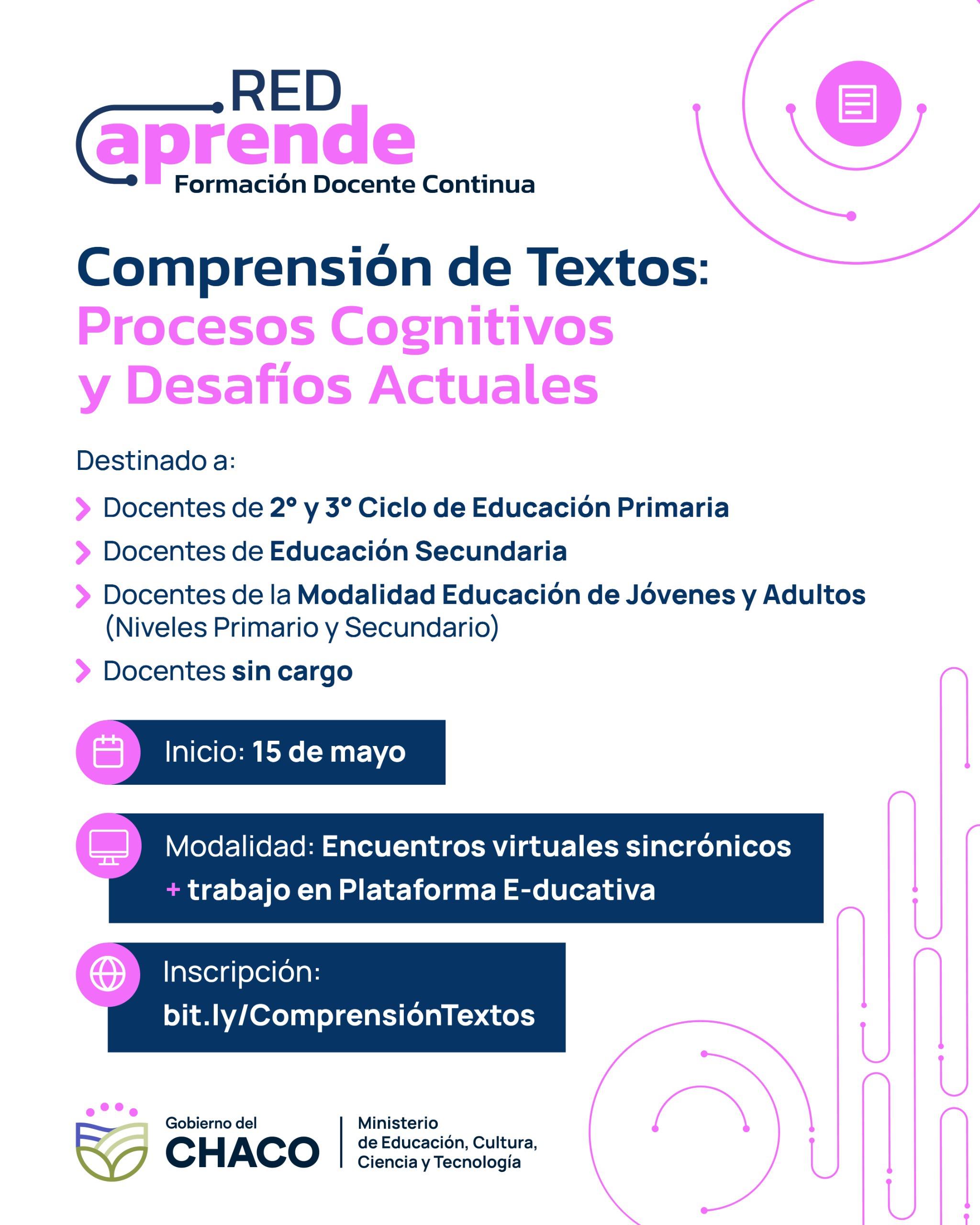 *EDUCACI&Oacute;N LANZA CAPACITACI&Oacute;N DOCENTE SOBRE COMPRENSI&Oacute;N DE TEXTOS CON ENFOQUE CIENT&Iacute;FICO*