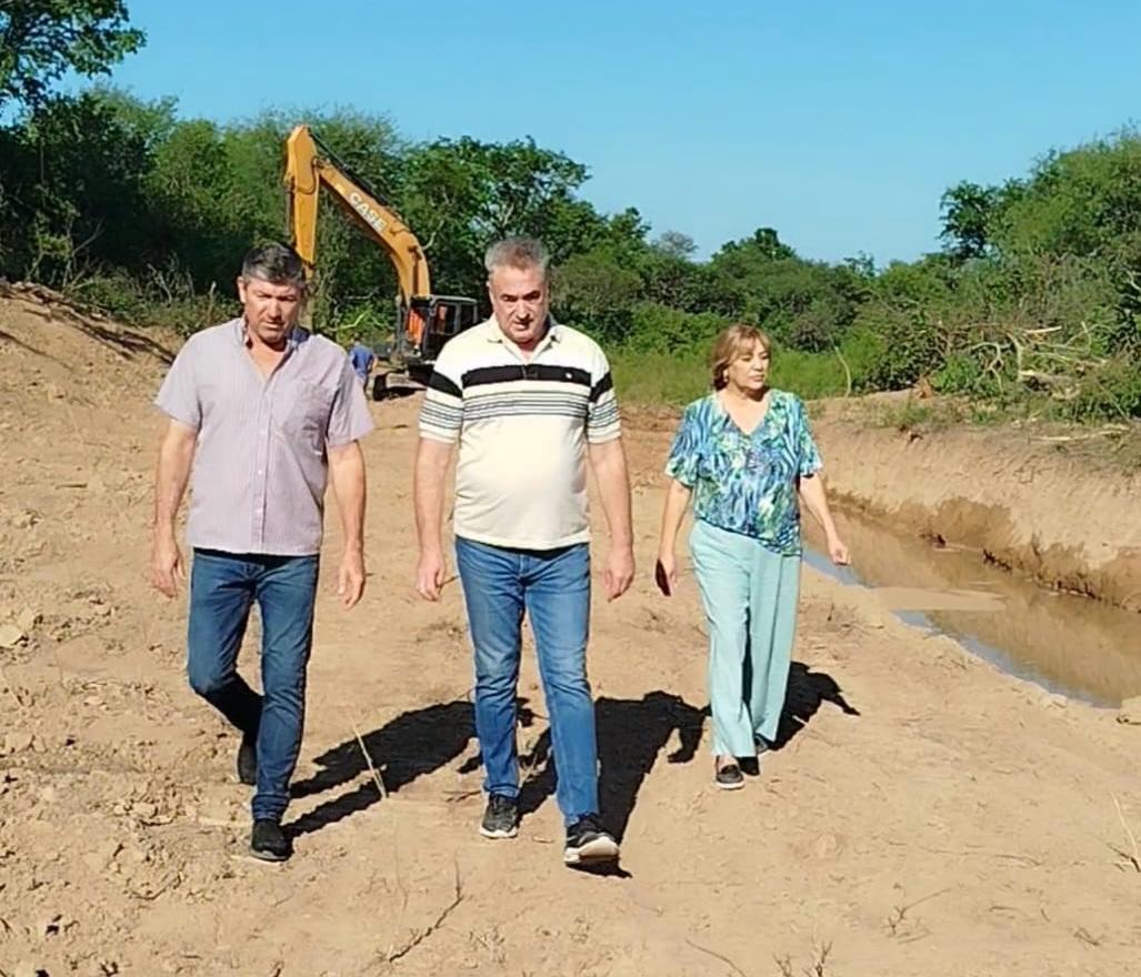 *FINALIZÓ LA CANALIZACIÓN DEL RÍO BERMEJO Y SE ESPERA EL DESBORDE ANUAL PARA ABASTECER A PRODUCTORES RURALES*