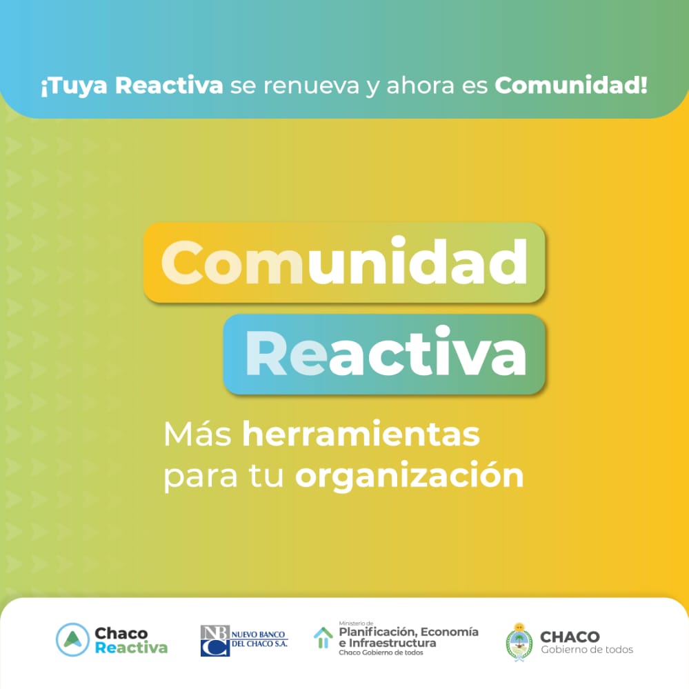 *EL GOBIERNO COMIENZA ESTE LUNES LA INSCRIPCIÓN PARA LA LÍNEA DE FINANCIAMIENTO “COMUNIDAD REACTIVA OSC”*