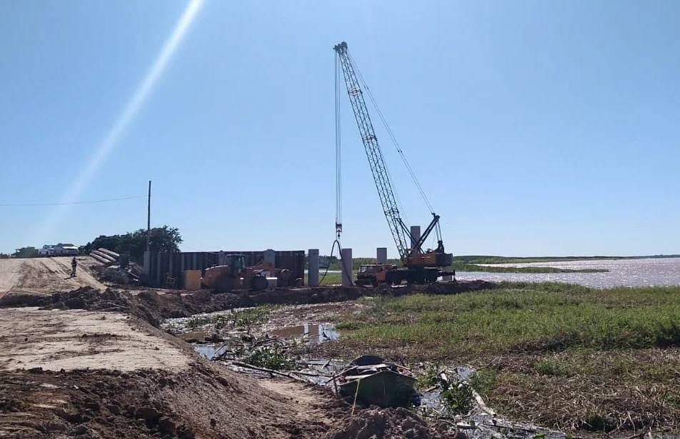 LA APA AVANZA CON LA OBRA DE DEFENSA DEL SAN PEDRO PESCADOR
